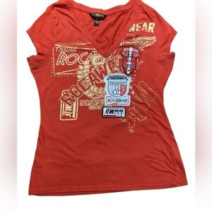 ROCAWEAR SIZE XL WOMENS TOP shirt